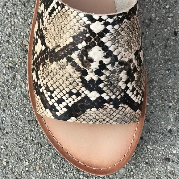 Soda Snake Slip-On Mule Flatform Slide Sandals - Picture 3 of 5